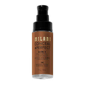Milani Conceal + Perfect 2-in-1 Foundation swatch on skin