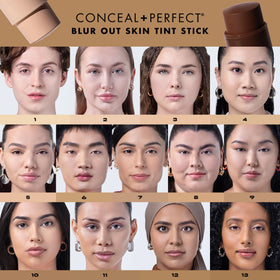 Milani Conceal + Perfect Blur Out Skin Tint 08-Light Medium Warm swatch on skin
