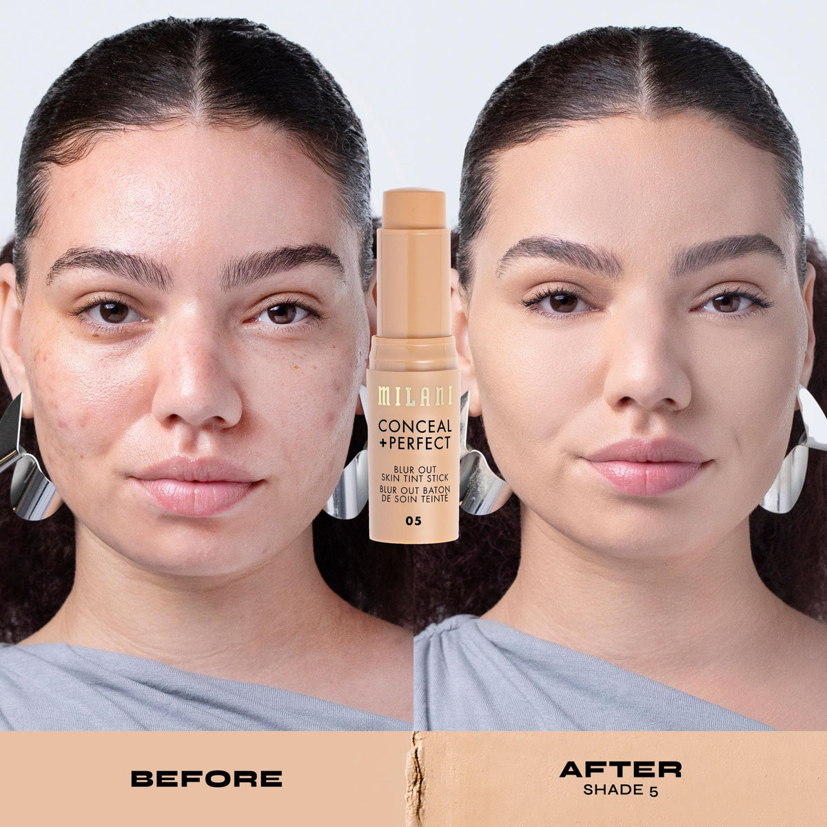 Milani Conceal + Perfect Blur Out Skin Tint Foundation 05-Light Warm shade range