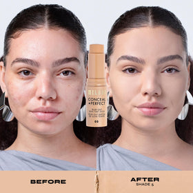 Milani Conceal + Perfect Blur Out Skin Tint Foundation 05-Light Warm shade range