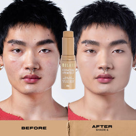 Milani Conceal + Perfect Blur Out Skin Tint Foundation 06-Light Peachy Warm swatch