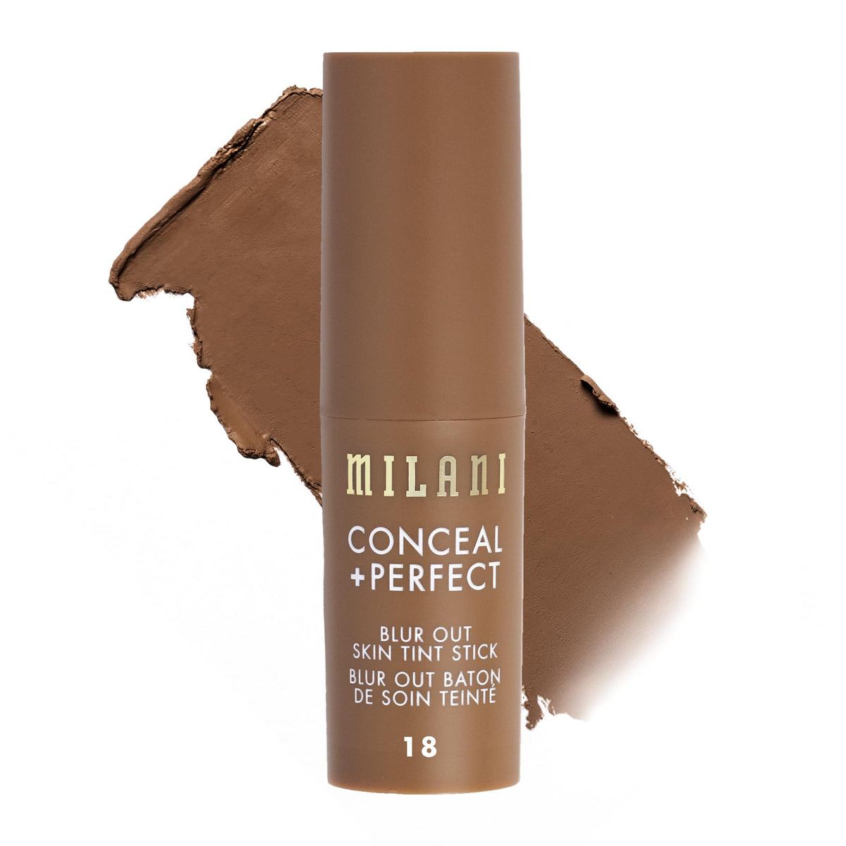 Milani Conceal + Perfect Blur Out Skin Tint Foundation 18-Deep Red front view
