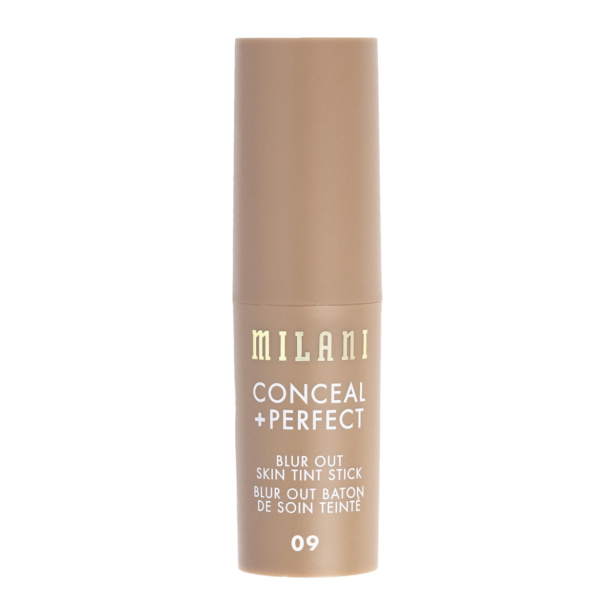 Milani Conceal + Perfect Blur Out Skin Tint Foundation Light Golden Beige with applicator