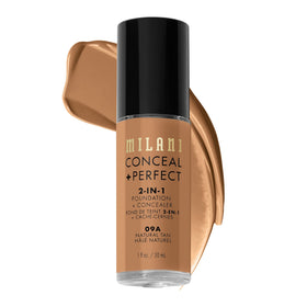 Milani Conceal + Perfect Foundation + Concealer 09A-Natural Tan front view