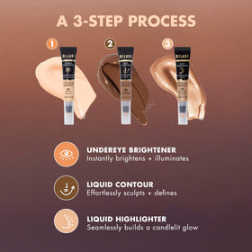 Milani Conceal + Perfect Liquid Contour Toffee applicator close-up