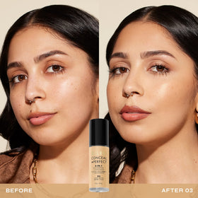 Milani Conceal + Perfect Liquid Foundation Light Beige side view