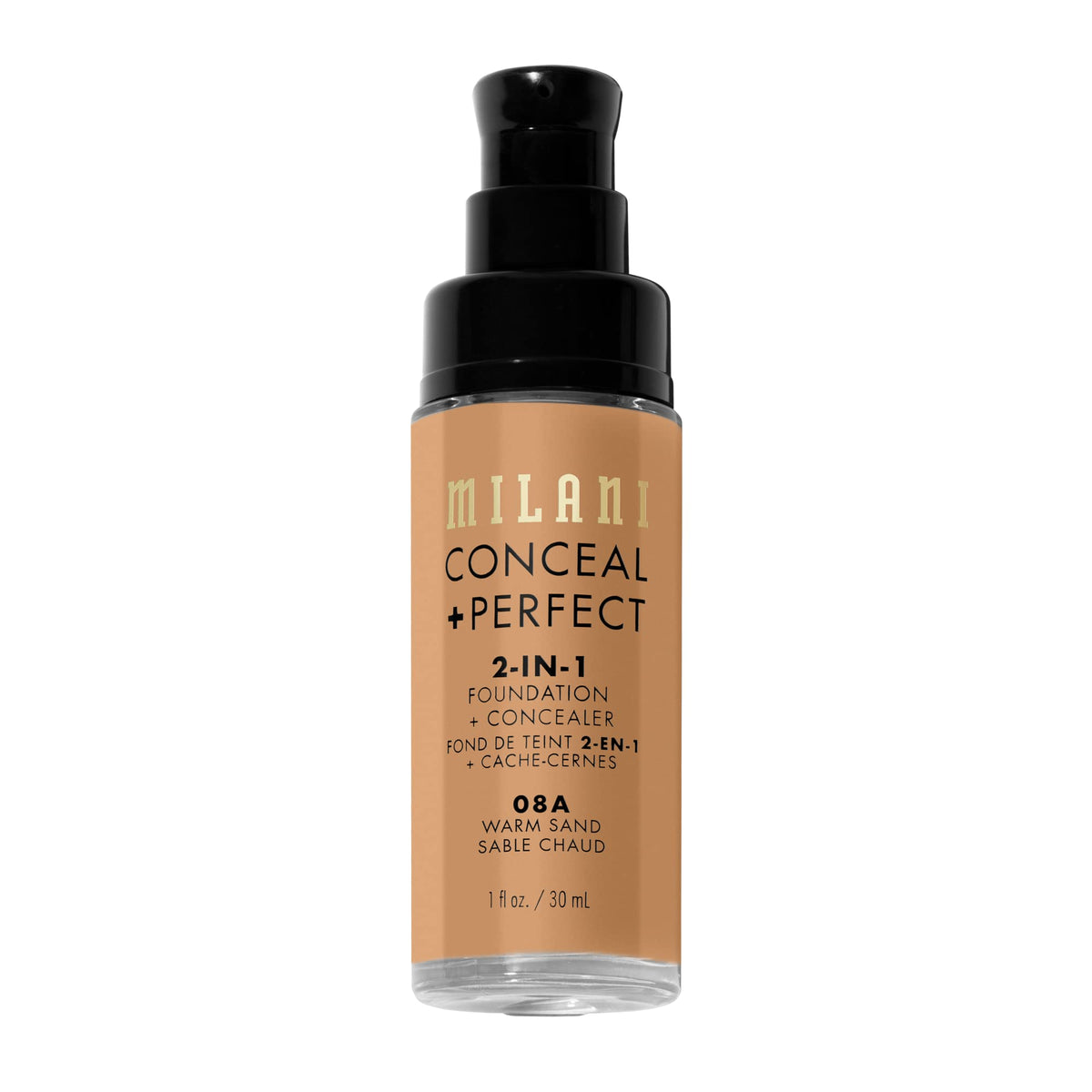 Milani Conceal + Perfect Liquid Foundation texture on skin