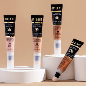 Milani Conceal + Perfect Liquid Undereye Brightener Nectar lifestyle shot