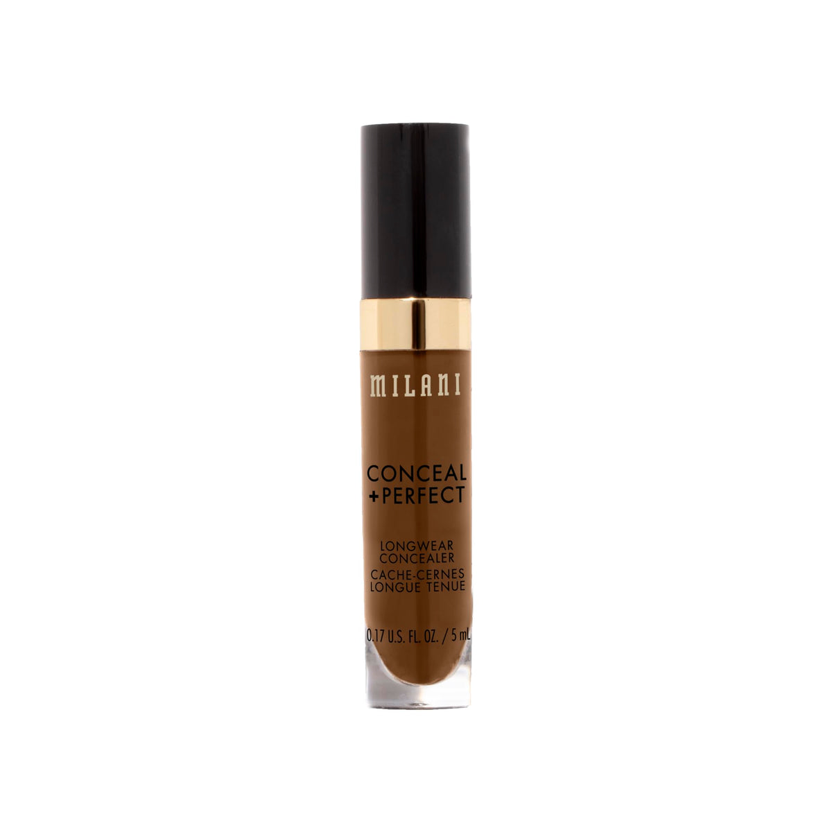 Milani Conceal + Perfect Longwear Concealer Cool Toffee on a vanity