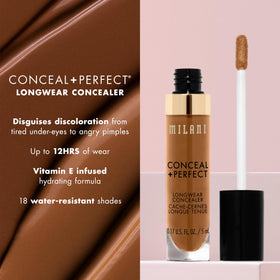 Milani Conceal + Perfect Longwear Concealer Cool Toffee packaging