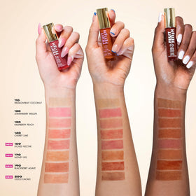 Milani Fruit Fetish Lip Oil Coco Cacao close-up texture