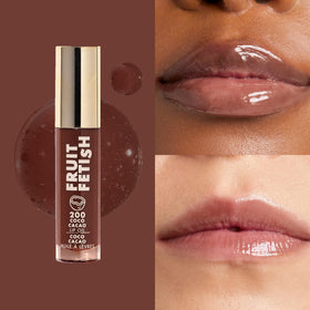 Milani Fruit Fetish Lip Oil Coco Cacao oversized doe foot applicator