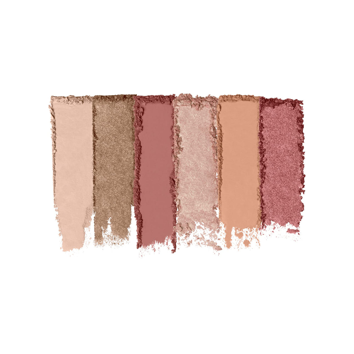 Milani Gilded Mini Eyeshadow Palette It's All Rose with makeup brushes