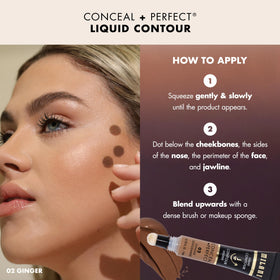 Milani Liquid Contour Ginger on a makeup table