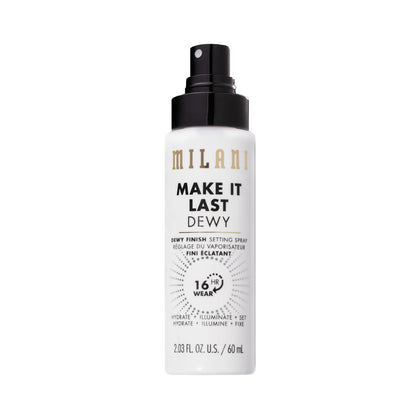 Milani Make It Last Dewy Setting Spray front view 82g