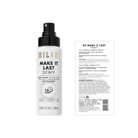 Milani Make It Last Dewy Setting Spray packaging