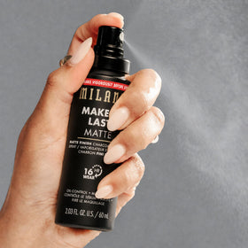 Milani Make It Last Matte Setting Spray 2-Pack on a vanity