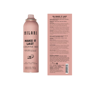 Milani Make It Last Microfine Mist Setting Spray bottle side view