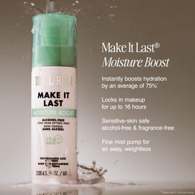 Milani Make It Last Moisture support Setting Spray back view