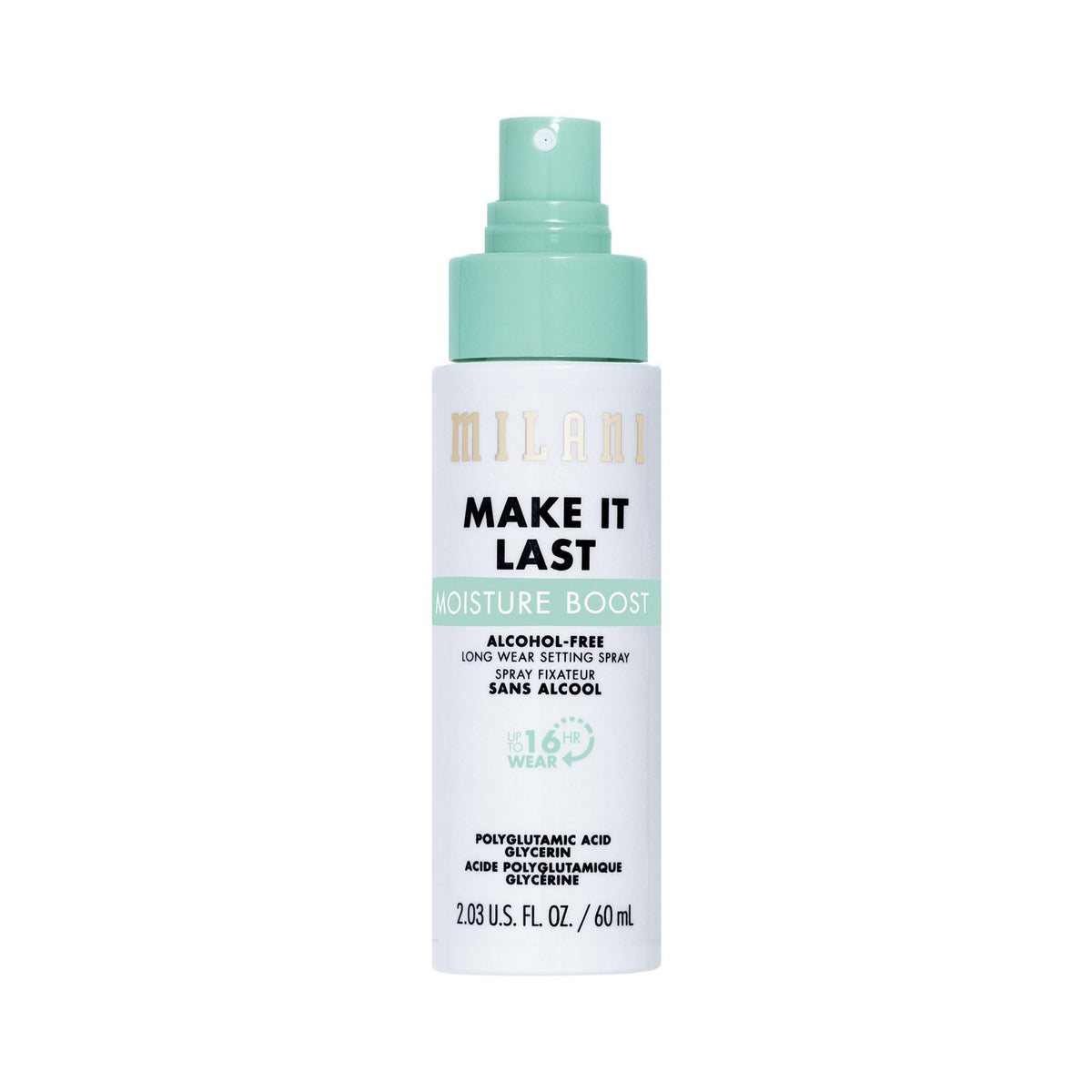 Milani Make It Last Moisture support Setting Spray front view