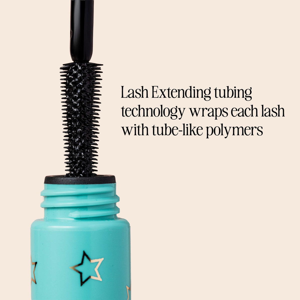 Milani mascara tube showing side view