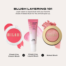Milani Rose Blush Coral Cove on makeup table