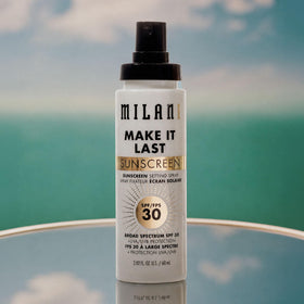 Milani Sunscreen Setting Spray close-up of nozzle