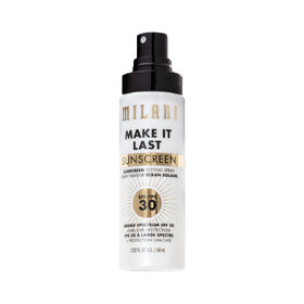 Milani Sunscreen Setting Spray SPF 30 front view