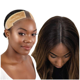MILANO COLLECTION Wigrip adjustable lace wig band in nude colour