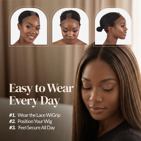 MILANO COLLECTION Wigrip Lace Wig Band displayed on a flat surface