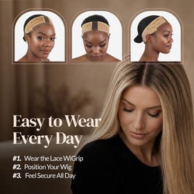 MILANO COLLECTION Wigrip Lace Wig Band on a mannequin head