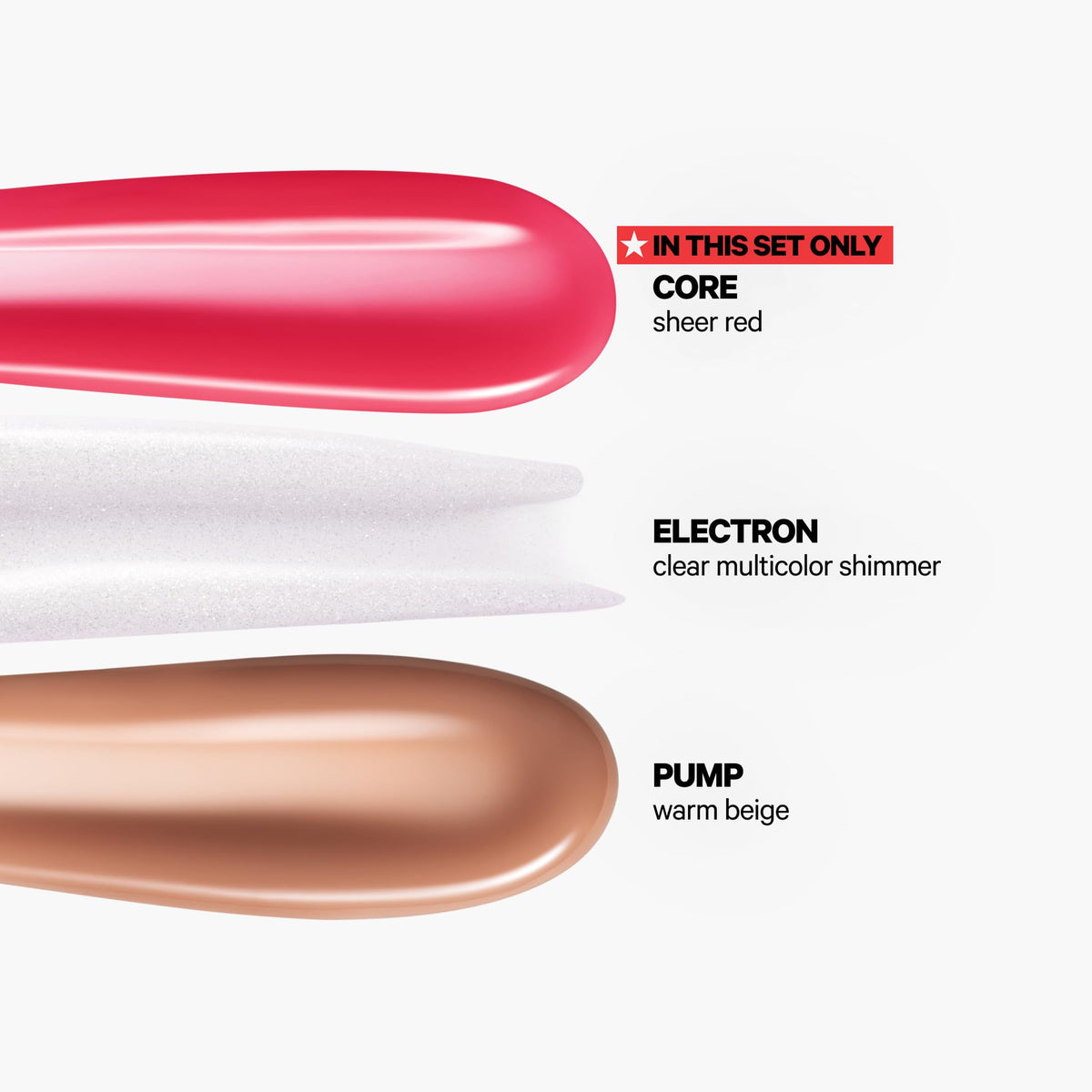 Milk Makeup Balmade Hydrating Lip Balm trio on a vanity