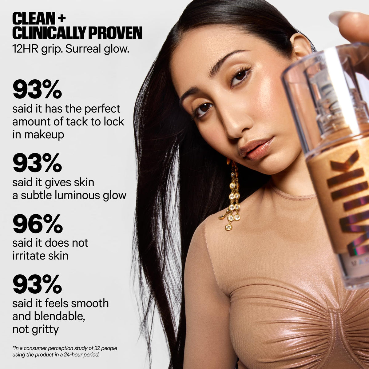 Milk Makeup Hydro Grip + Glow Primer 1 oz back view