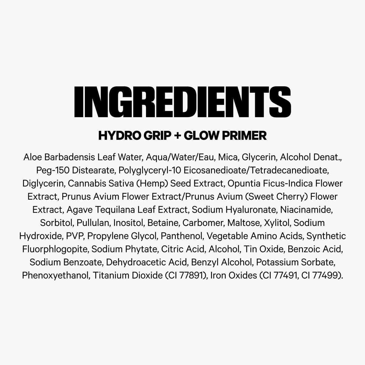 Milk Makeup Hydro Grip + Glow Primer with makeup products