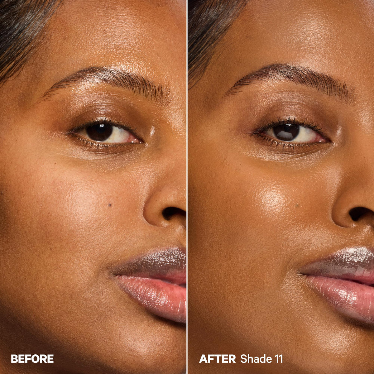 Milk Makeup Hydro Grip Hydrating Gel Skin Tint application on model