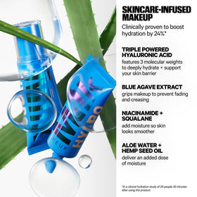 Milk Makeup Hydro Grip Hydrating Gel Skin Tint application process