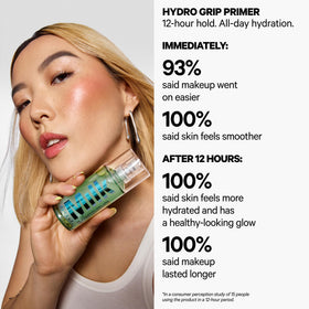 Milk Makeup Hydro Grip Primer showing pump dispenser
