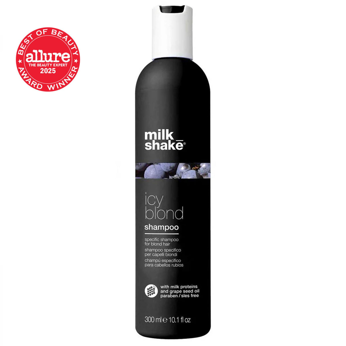 milk_shake Icy Blond Shampoo bottle side view