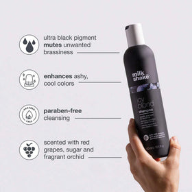 milk_shake Icy Blond Shampoo packaging side view