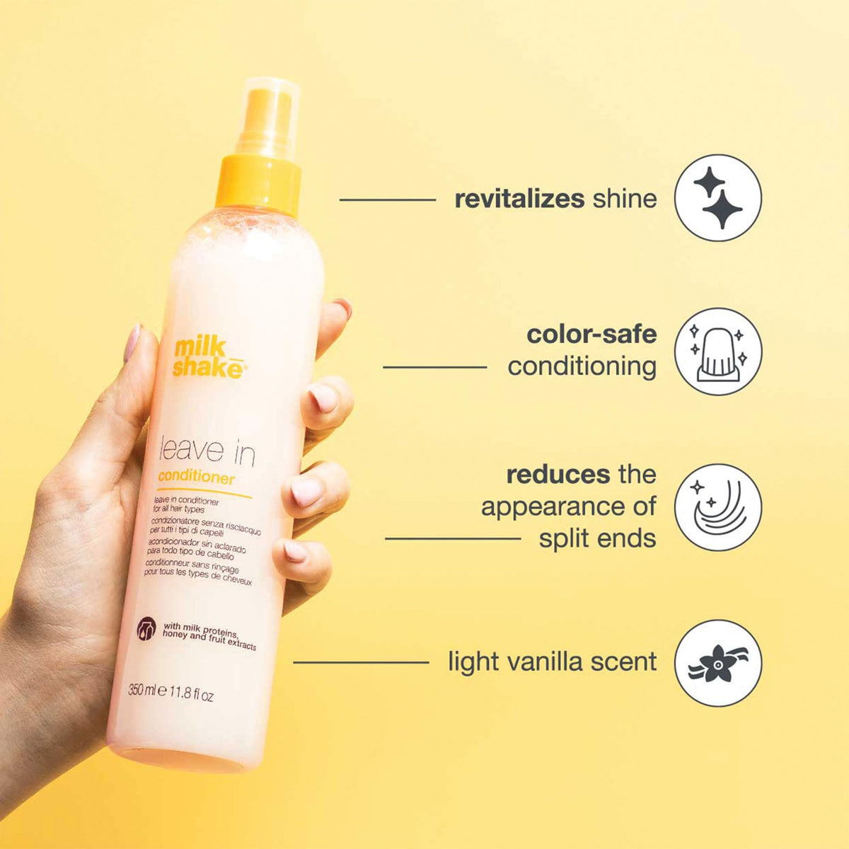 milk_shake Leave-In Conditioner bottle with spray nozzle