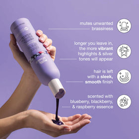 milk_shake Silver Shine Shampoo bottle with violet pigment