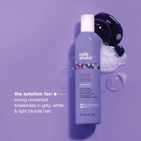 milk_shake Silver Shine Shampoo close-up of the cap