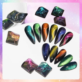 Milky Way effect using SUPWEE Cat Eye Gel Polish