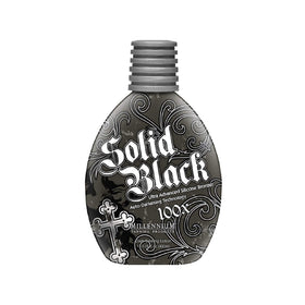Millennium Tanning SOLID BLACK 100X Dark Tanning Lotion front view