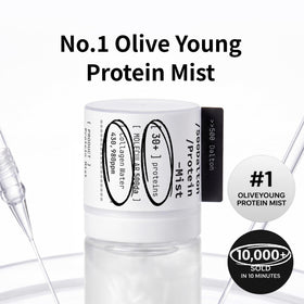 millimilli 500 Dalton Protein Mist back view showing ingredient list