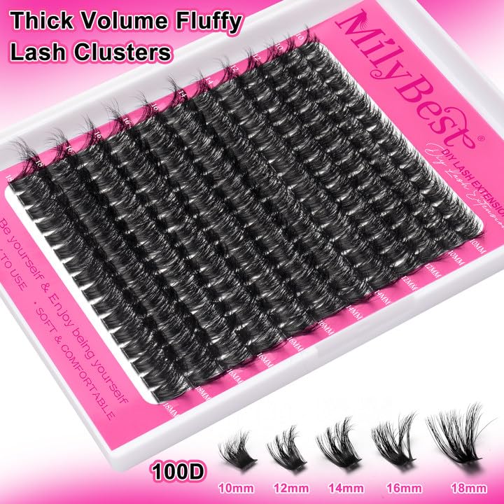 MilyBest dual-ended lash glue with black bond and white seal