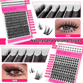MilyBest eyelash tweezers for precise application