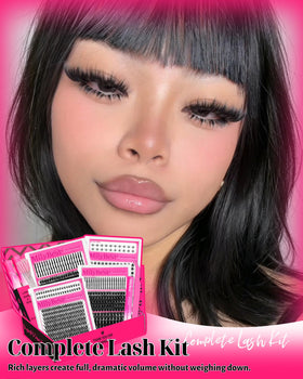 MilyBest lash clusters showing different densities