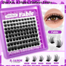 MilyBest Mist Cluster Lashes included in the kit