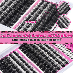 MilyBest Mist Lashes Clusters Kit with different lash lengths